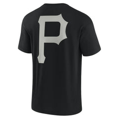 Pittsburgh Pirates Fanatics Unisex Elements Super Soft Short Sleeve T-Shirt - Black T-shirts