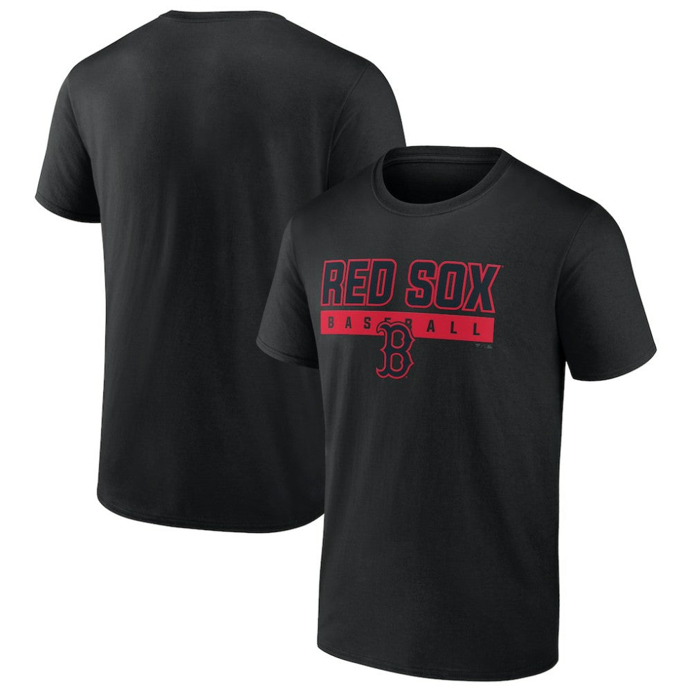 Boston Red Sox In The Mitt T-Shirt - Black T-shirts