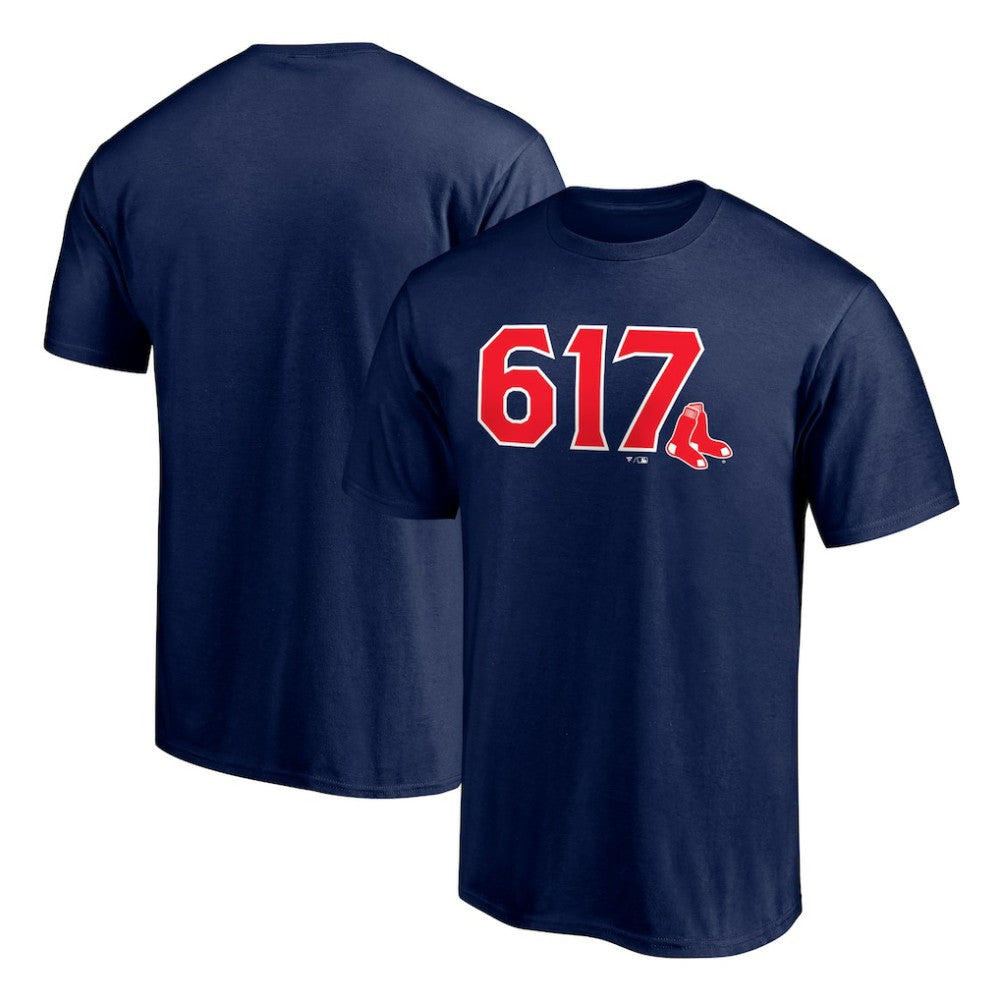 Boston Red Sox Long Ball 617 T-Shirt - Navy T-shirts