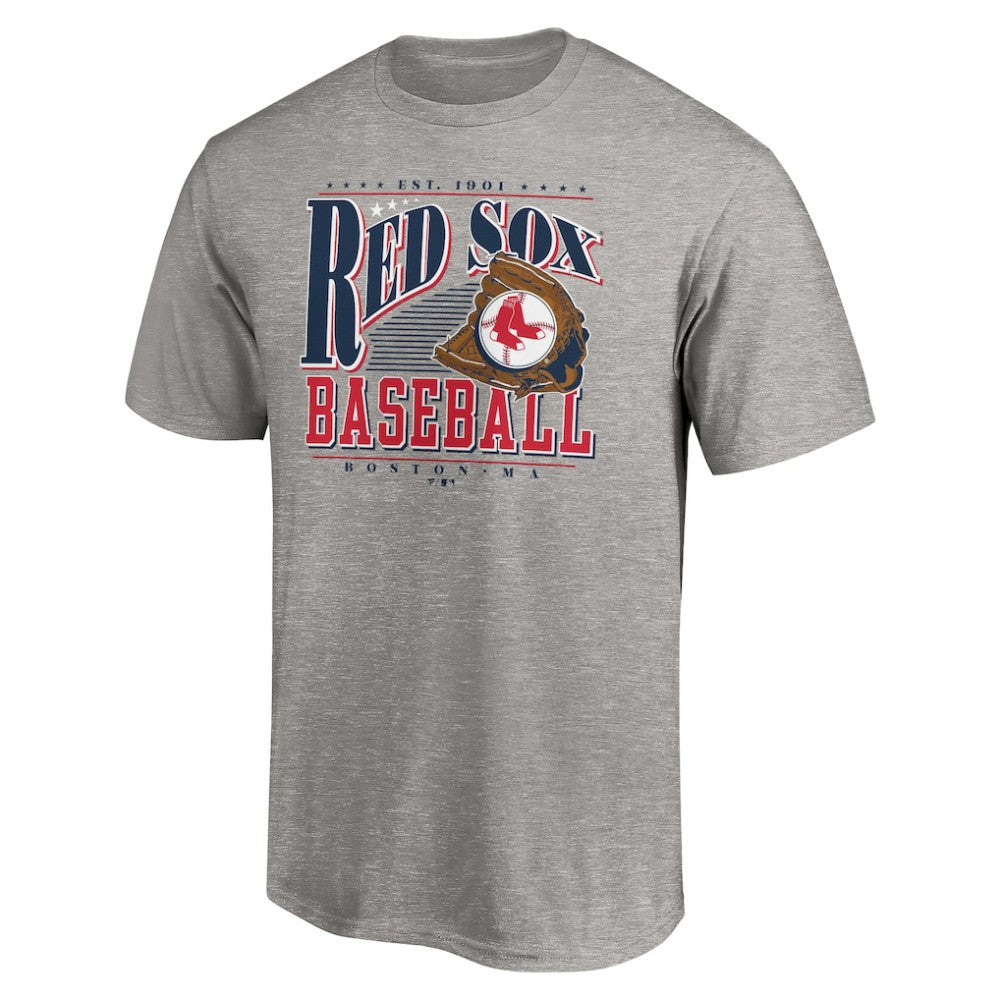 Boston Red Sox Cooperstown Collection Winning Time T-Shirt - Heather Gray T-shirts