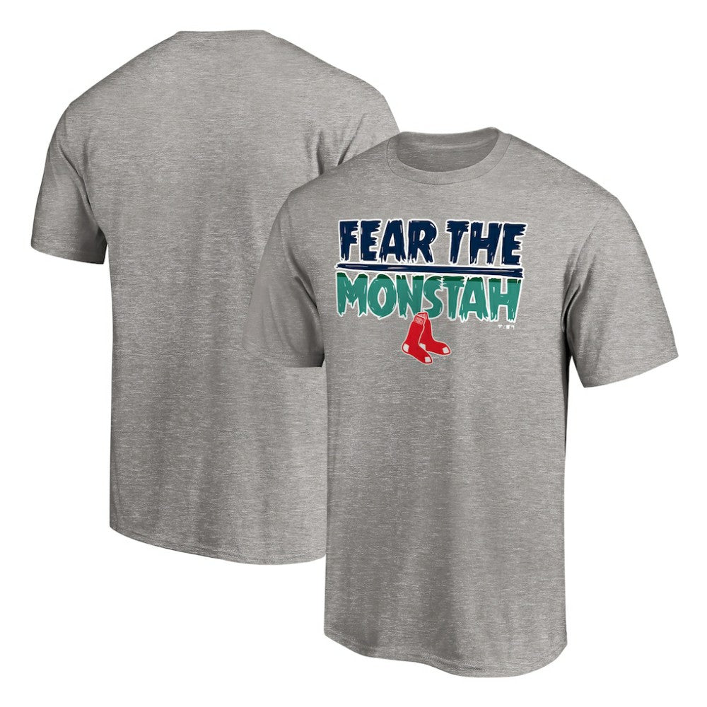 Boston Red Sox Team Heater T-Shirt - Heather Gray T-shirts