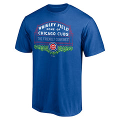 Chicago Cubs Wrigley Field Long Ball T-Shirt - Royal T-shirts