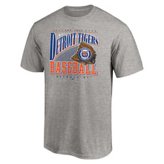 Detroit Tigers Cooperstown Collection Winning Time T-Shirt - Heather Gray T-shirts