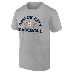 Houston Astros Team Go For Two T-Shirt - Heather Gray T-shirts