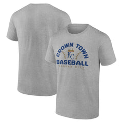 Kansas City Royals Team Go For Two T-Shirt - Heather Gray T-shirts
