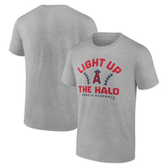 Los Angeles Angels Team Go For Two T-Shirt - Heather Gray T-shirts