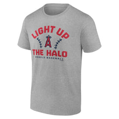 Los Angeles Angels Team Go For Two T-Shirt - Heather Gray T-shirts