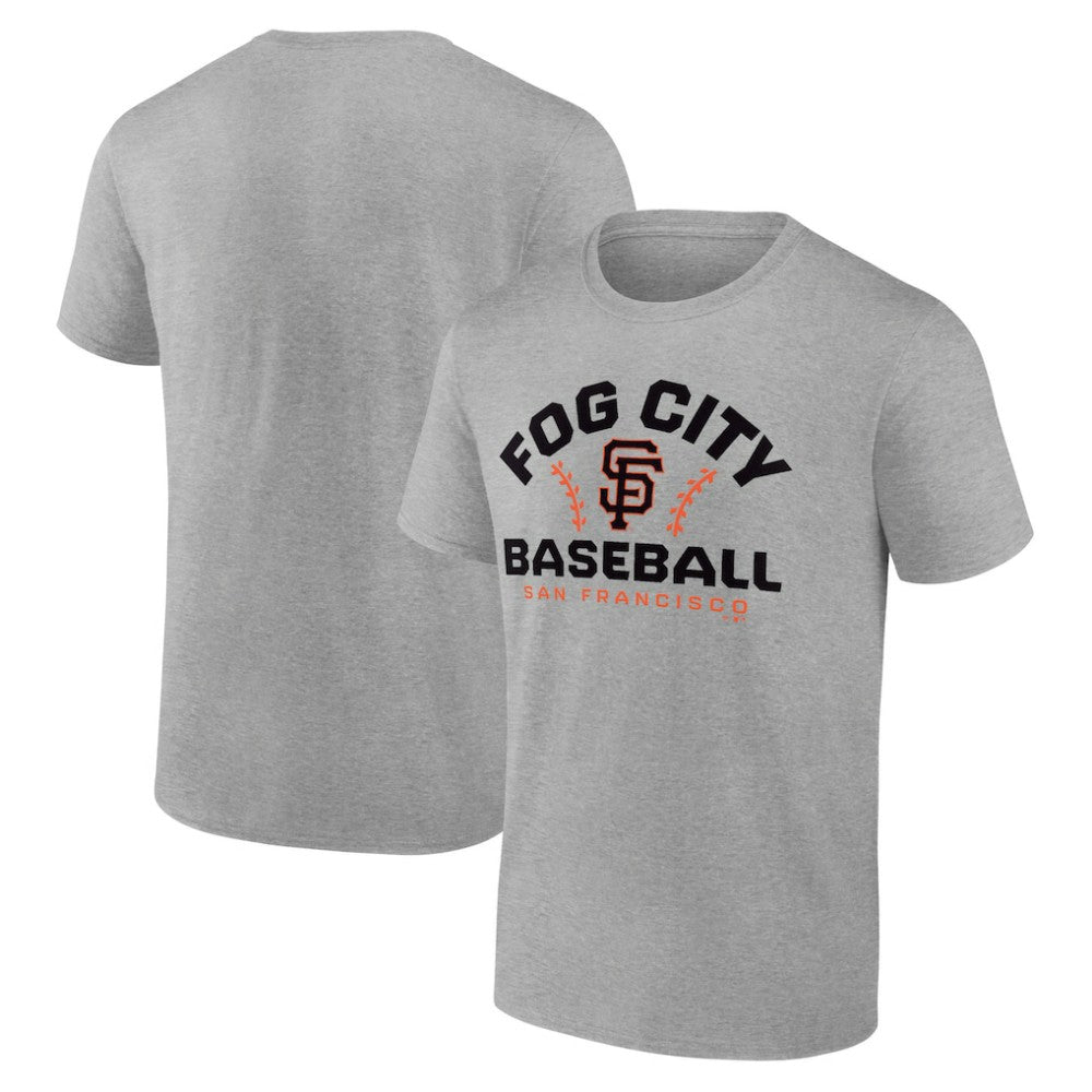San Francisco Giants Team Go For Two T-Shirt - Heather Gray T-shirts
