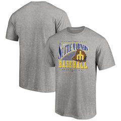 Seattle Mariners Cooperstown Collection Winning Time T-Shirt - Heather Gray T-shirts
