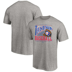 Texas Rangers Cooperstown Collection Winning Time T-Shirt - Heather Gray T-shirts