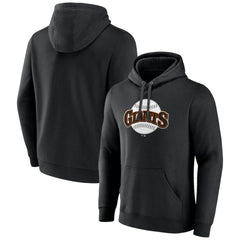San Francisco Giants Cooperstown Collection Pullover Hoodie - Black Hoodies