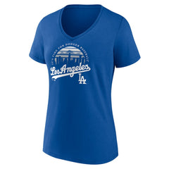 Los Angeles Dodgers Women's One Champion V-Neck T-Shirt - Royal T-shirts