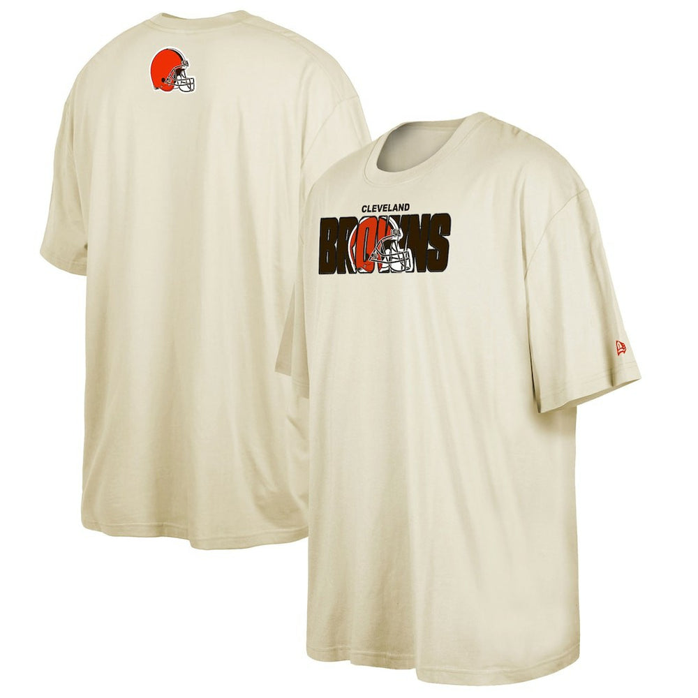 Cleveland Browns New Era 2023 NFL Draft Big & Tall T-Shirt - Cream T-shirts