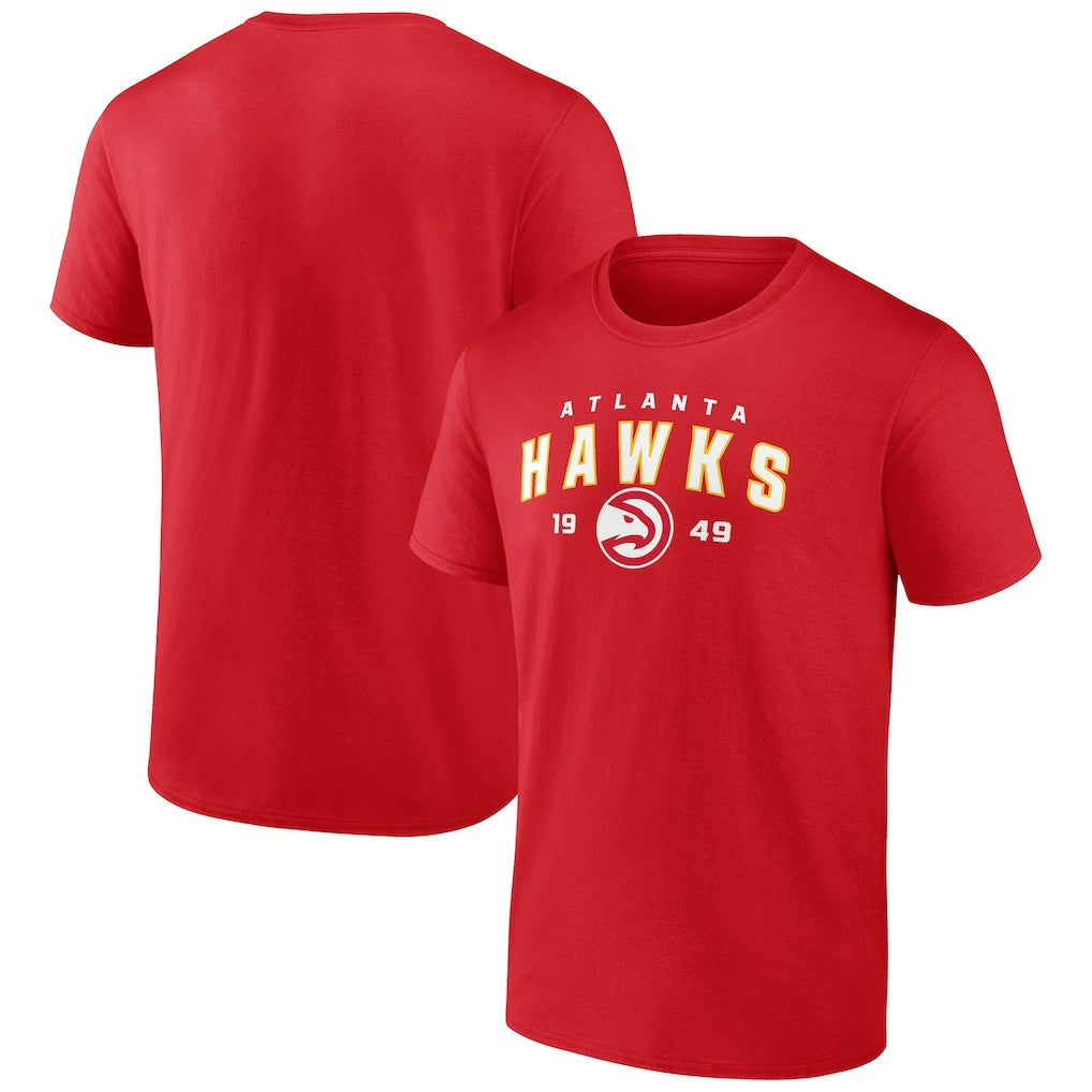 Atlanta Hawks Rebel Logo T-Shirt Red