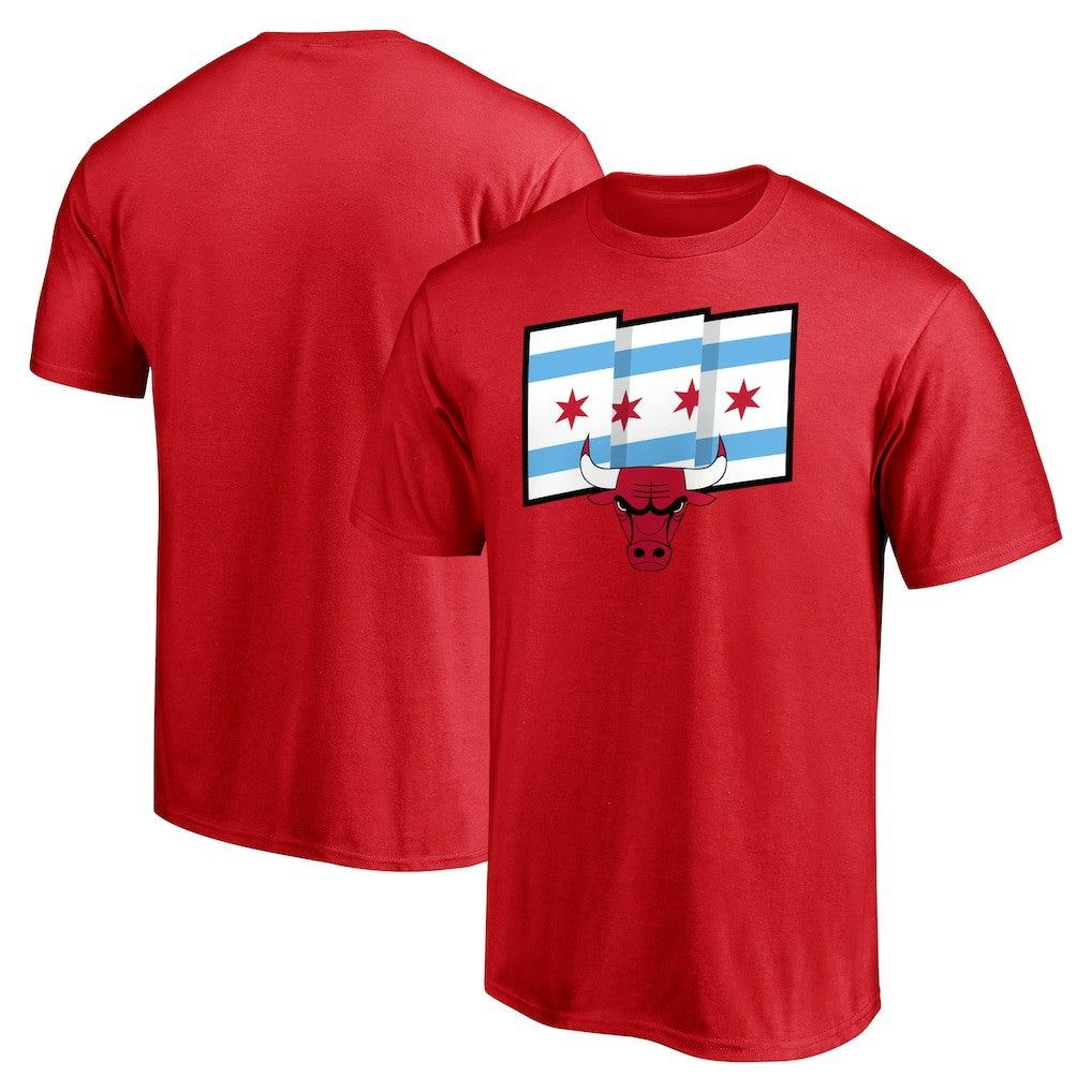 Chicago Bulls Push Ahead T-Shirt Red