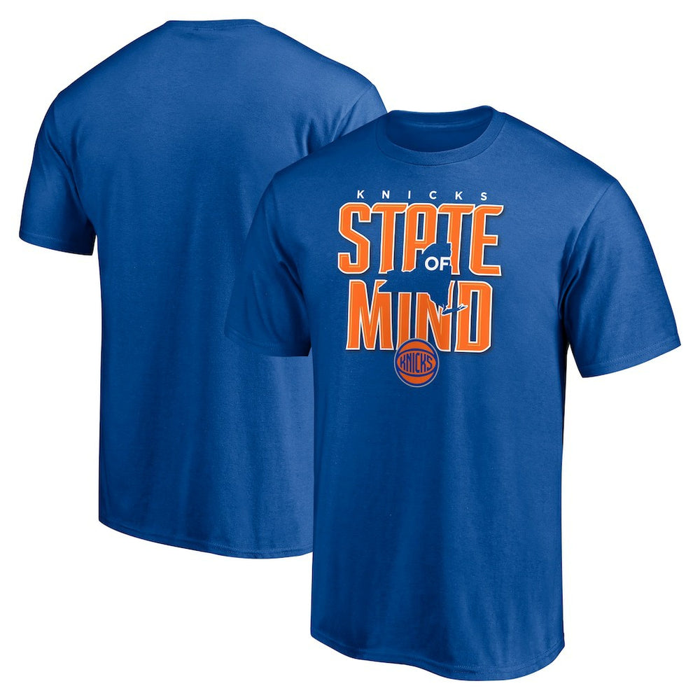 New York Knicks Push Ahead T-Shirt Blue outlet