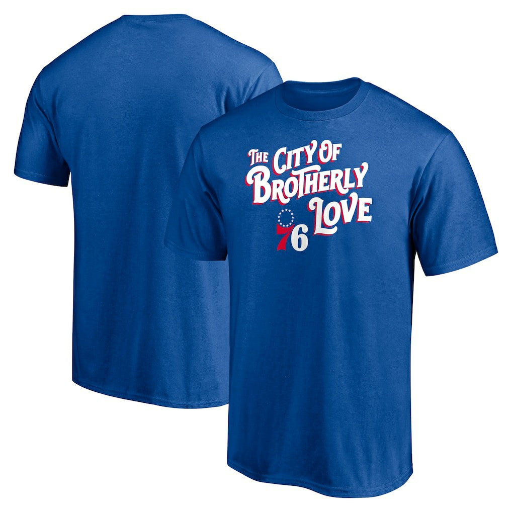Philadelphia 76ers Push Ahead T-Shirt Royal outlet