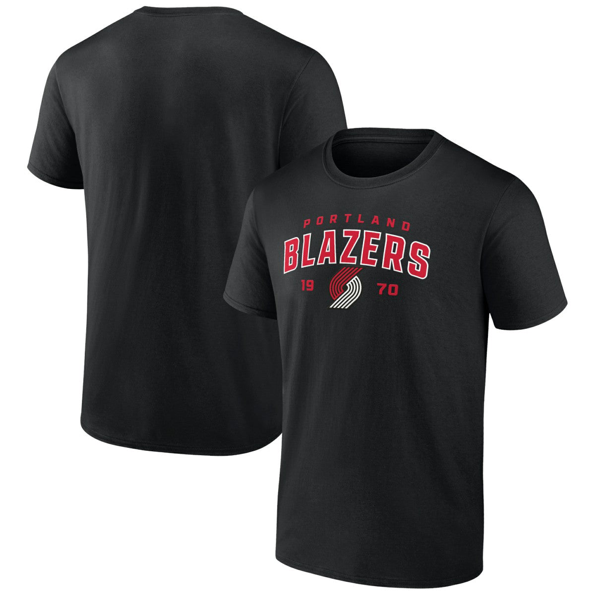 Portland Trail Blazers Rebel Logo T-Shirt Black