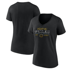 Memphis Grizzlies Women's Core Hometown Launch V-Neck T-Shirt Black outlet