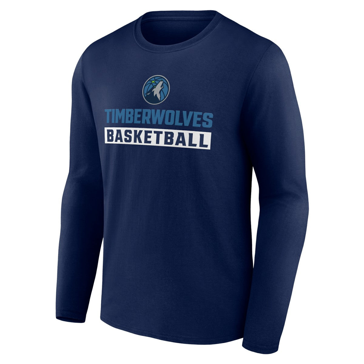 Minnesota Timberwolves Let's Go Long Sleeve T-Shirt Navy outlet