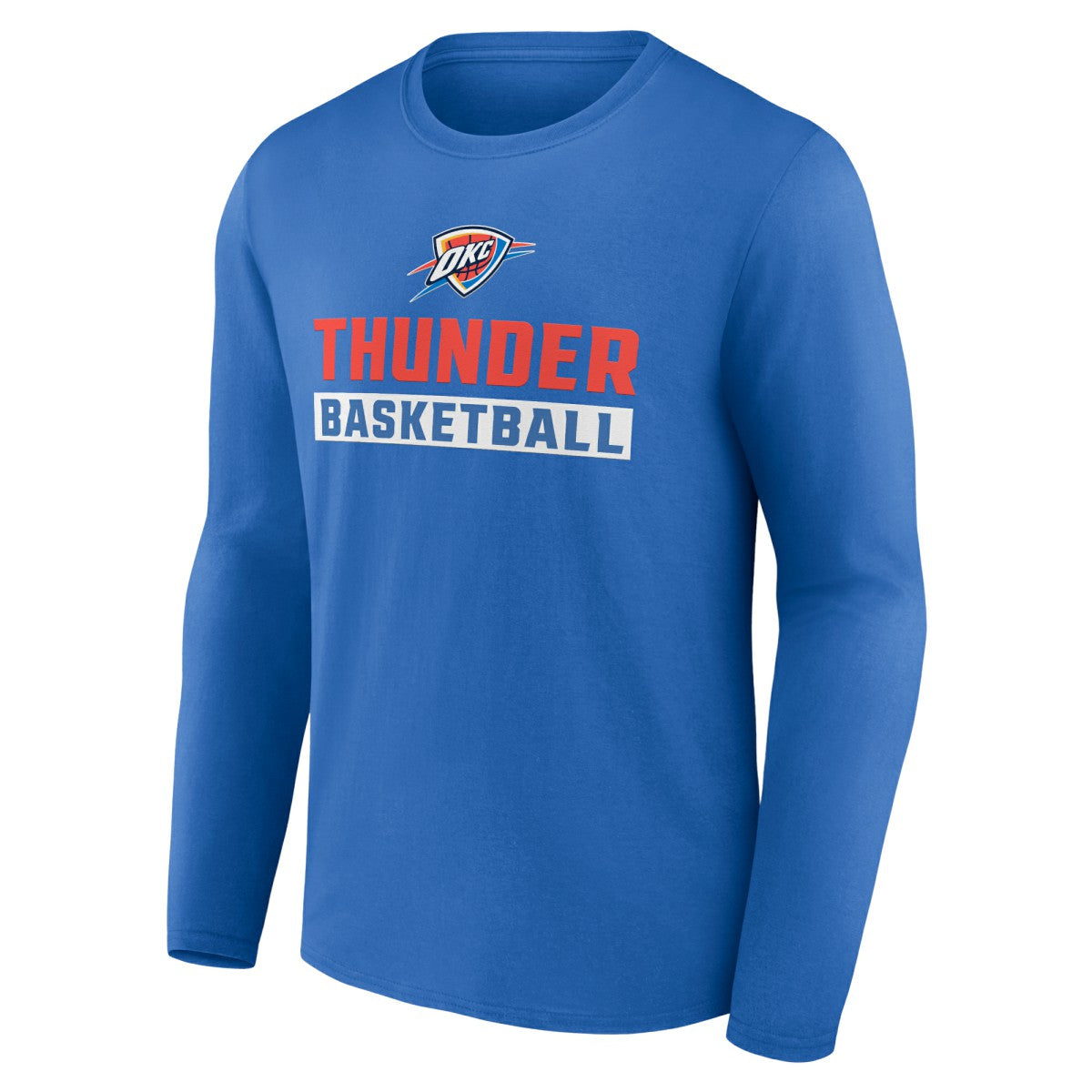 Oklahoma City Thunder Let's Go Long Sleeve T-Shirt Blue