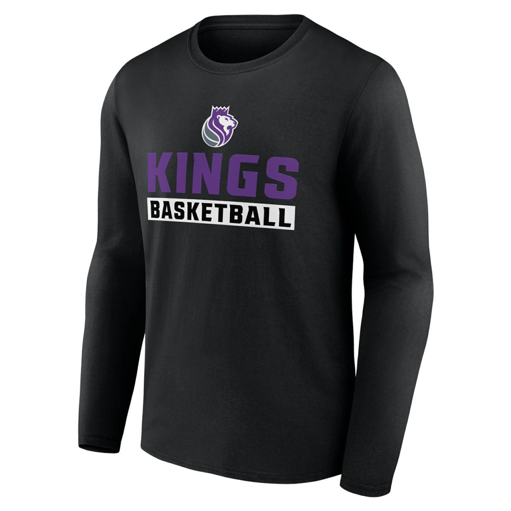Sacramento Kings Let's Go Long Sleeve T-Shirt Black