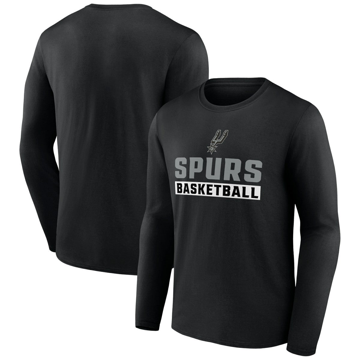 San Antonio Spurs Let's Go Long Sleeve T-Shirt Black outlet