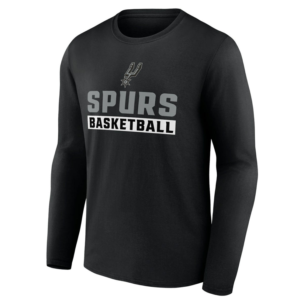 San Antonio Spurs Let's Go Long Sleeve T-Shirt Black outlet