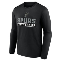 San Antonio Spurs Let's Go Long Sleeve T-Shirt Black outlet