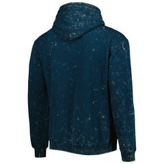 New York Knicks The Wild Collective Unisex Tonal Acid Wash Pullover Hoodie Blue