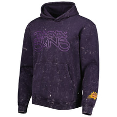 Phoenix Suns The Wild Collective Unisex Tonal Acid Wash Pullover Hoodie Purple
