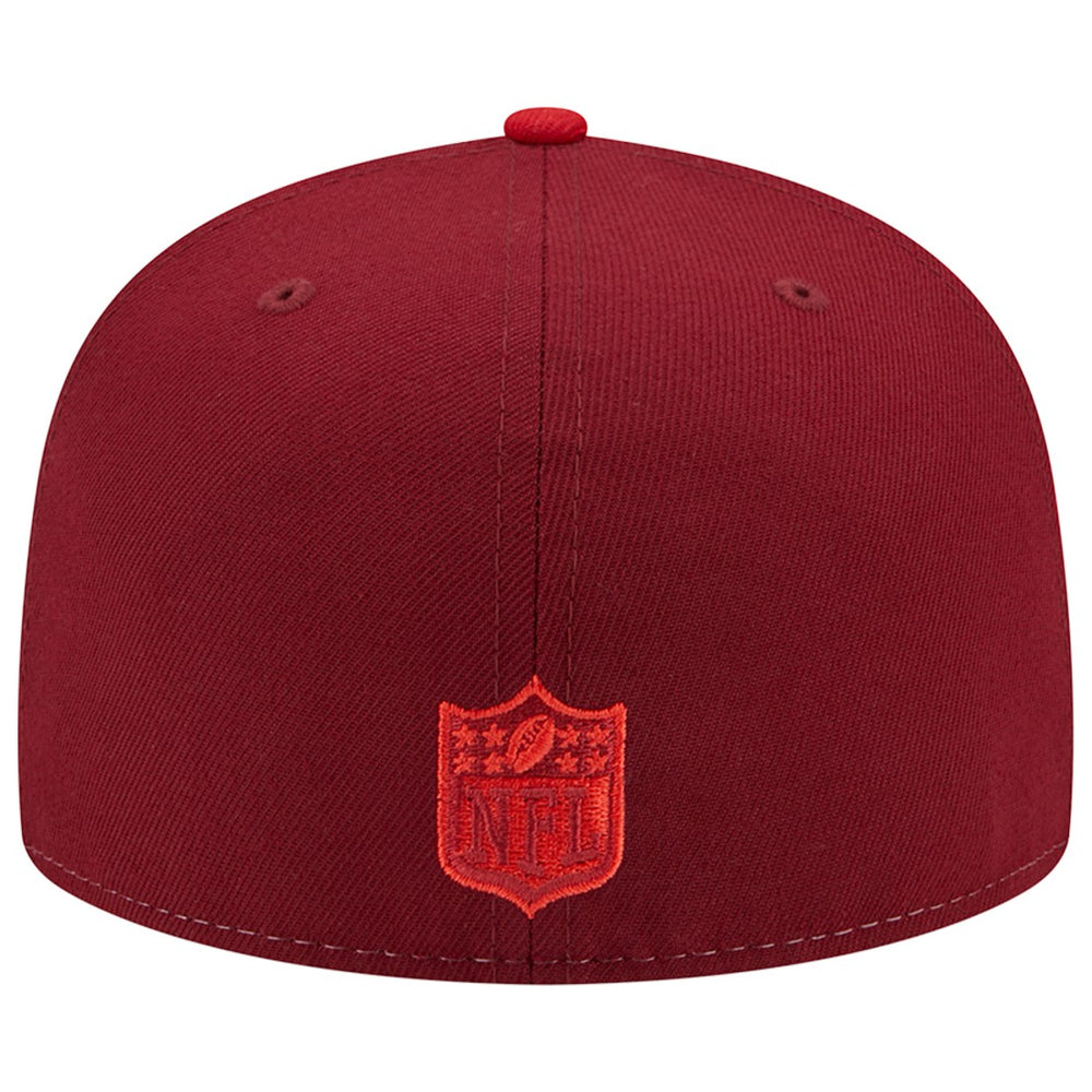 Tampa Bay Buccaneers New Era Tri-Tone 59FIFTY Fitted Hat - Red Hats