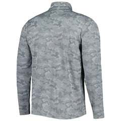 Dallas Cowboys Antigua Brigade Throwback Quarter-Zip Top - Gray Tops