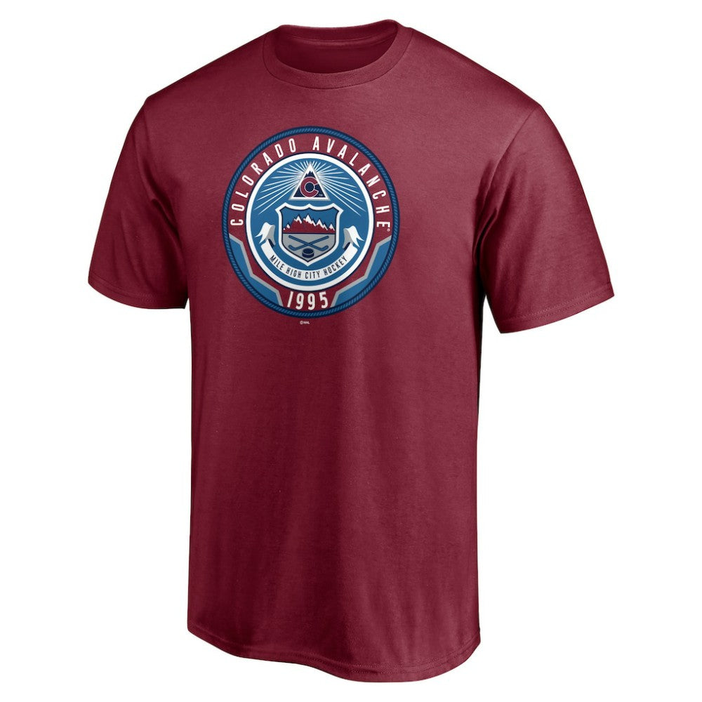 Colorado Avalanche Hometown Collection Push Ahead T-Shirt - Burgundy | US 5059356
