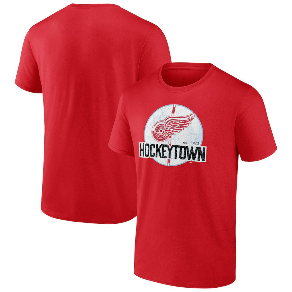 Detroit Red Wings Ice Cluster T-Shirt - Red | US 5059368