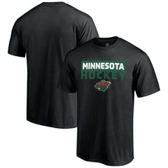 Minnesota Wild Gain Ground T-Shirt - Black | US 5059386