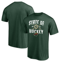 Minnesota Wild Hometown Collection Push Ahead T-Shirt - Green | US 5059388