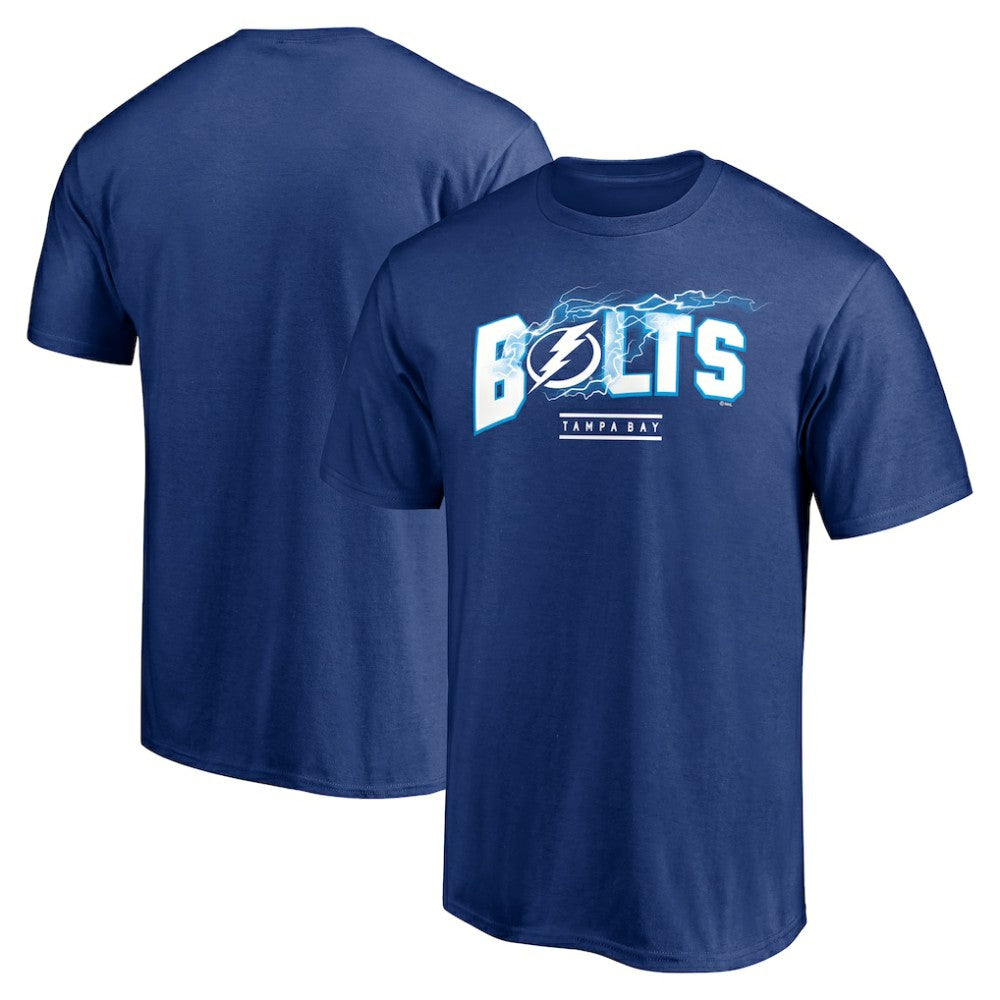 Tampa Bay Lightning Hometown Collection Push Ahead T-Shirt - Blue | US 5059454