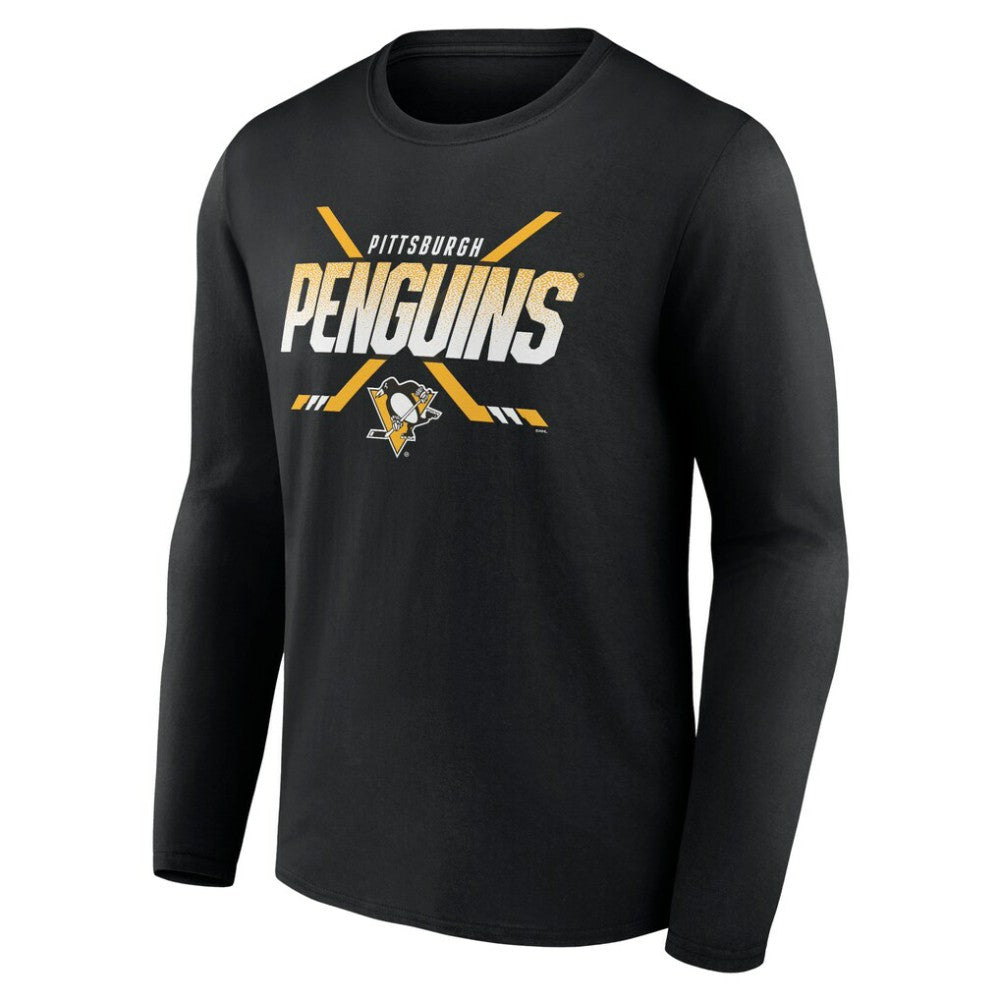 Pittsburgh Penguins Team Covert Long Sleeve T-Shirt - Black | US 5059520