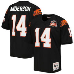 Ken Anderson Cincinnati Bengals 1981 Authentic Throwback Retired Player Jersey - Black Jerseys