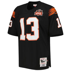 Ken Riley Cincinnati Bengals 1981 Authentic Throwback Retired Player Jersey - Black Jerseys
