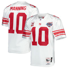 Eli Manning New York Giants 2007 Authentic Throwback Retired Player Jersey - White Jerseys