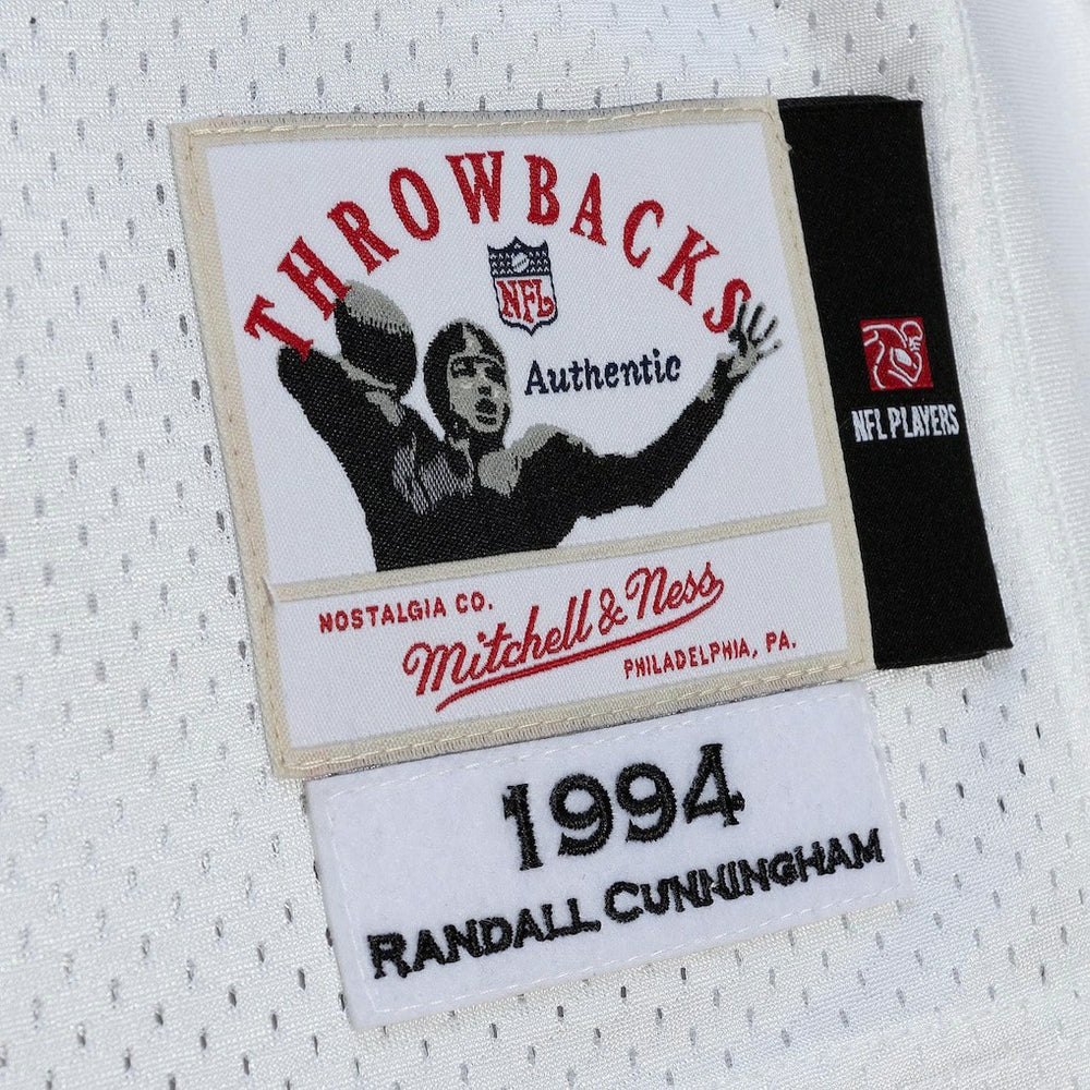 Randall Cunningham Philadelphia Eagles 1994 Authentic Throwback Retired Player Jersey - White Jerseys
