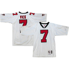 Michael Vick Atlanta Falcons 2001 Authentic Throwback Retired Player Jersey - White Jerseys
