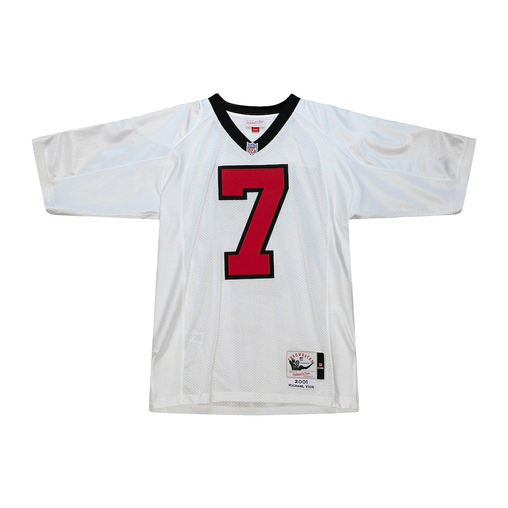 Michael Vick Atlanta Falcons 2001 Authentic Throwback Retired Player Jersey - White Jerseys