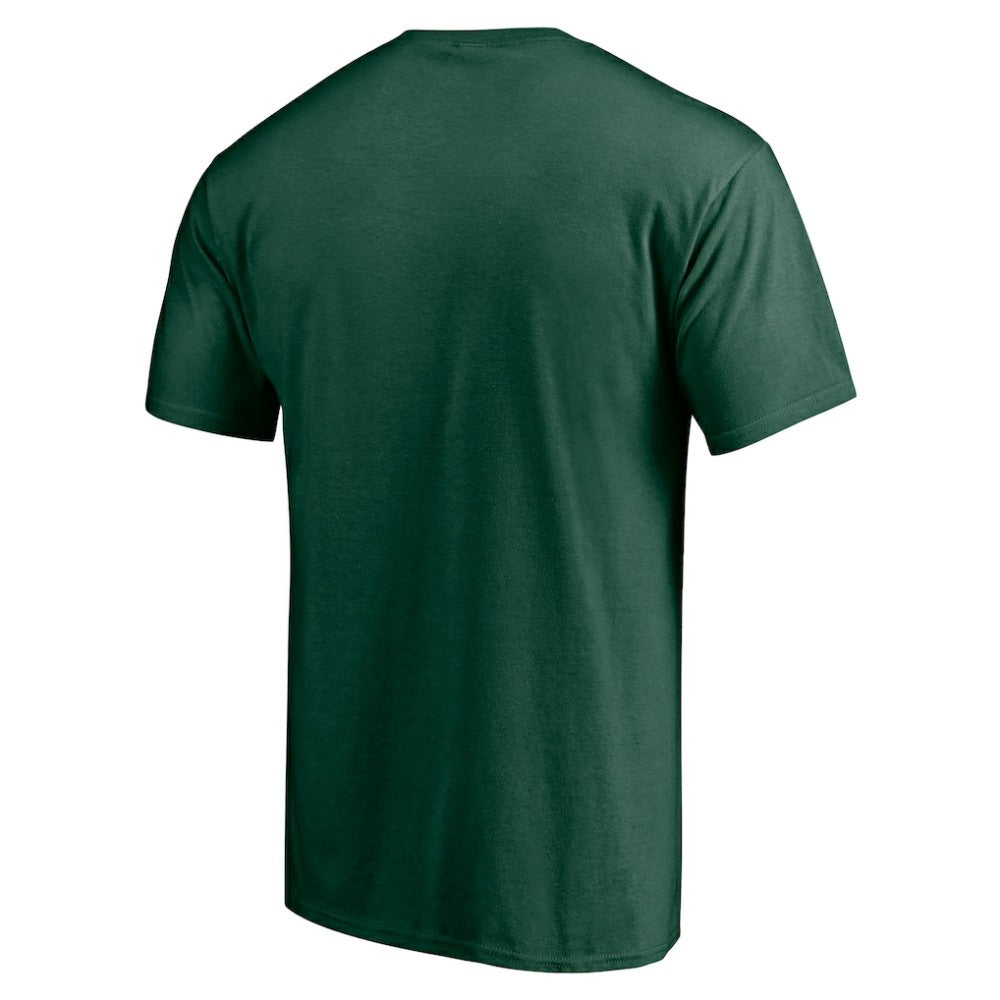Minnesota Wild Snow Logo T-Shirt - Green | US 5059984