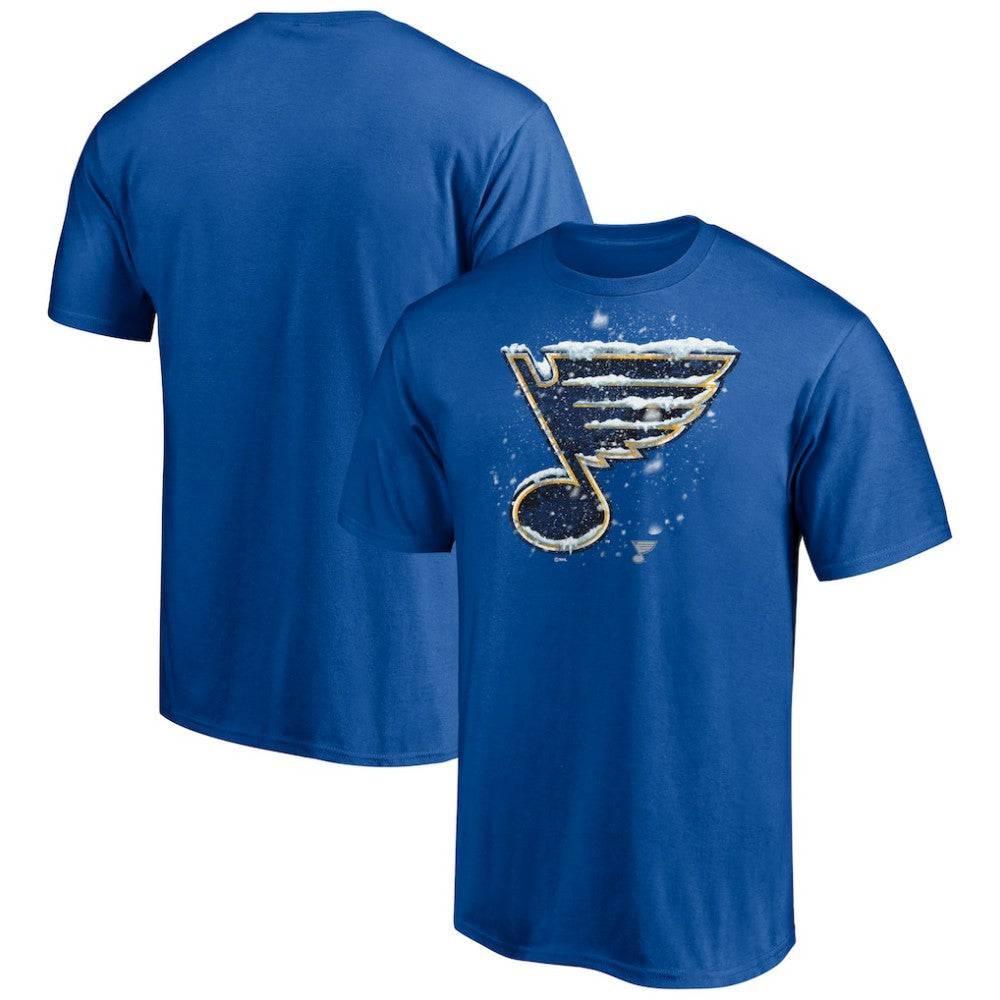 St. Louis Blues Snow Logo T-Shirt - Blue | US 5060018