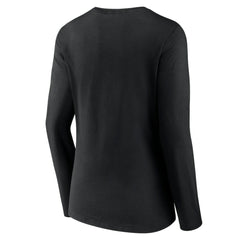 Ottawa Senators Women's Forge Long Sleeve V-Neck T-Shirt - Black | US 5060154