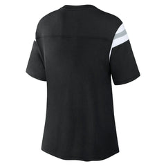 Las Vegas Raiders Women's Earned Stripes T-Shirt - Black T-shirts
