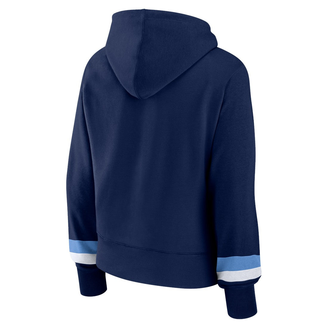 Tennessee Titans Women's Over Under Pullover Hoodie - Navy Hoodies
